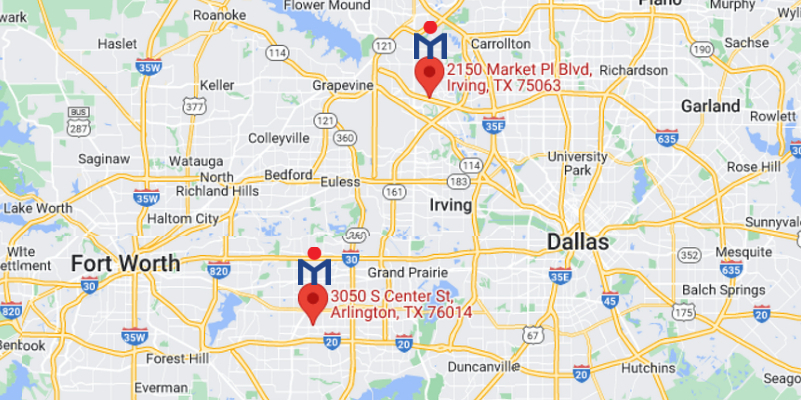 map location Emis Health Minimally Invasive Vascular Specialists Dallas Texas Arlington