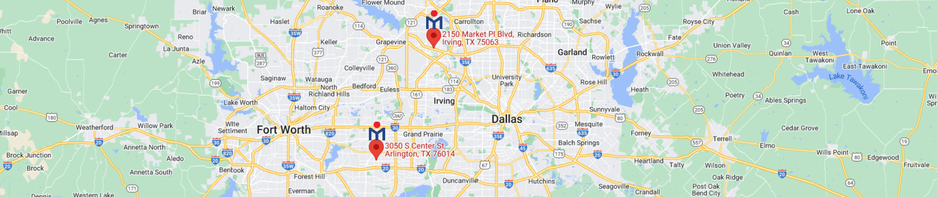 map location to Emis Health Minimally Invasive Vascular Specialists Dallas Texas Arlington